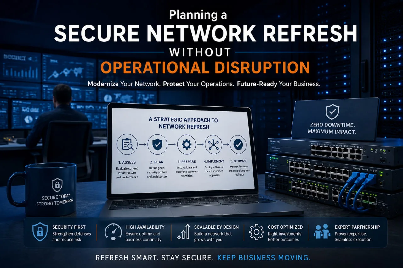 Planning a Secure Network Refresh Without Operational Disruption
